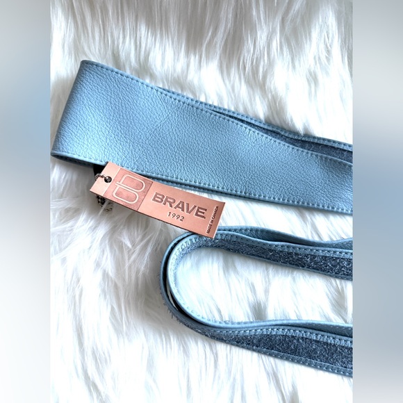 Brave Leather Accessories - BRAVE Leather - Baby Blue Pebbled Leather MANANA